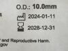 TELEFLEX Lot of 11 PVC Nasopharyngeal Airway  123330  Exp.2028-12  (V18) PVC Nasopharyngeal Airway