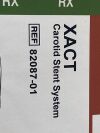 abbot Xact Carotid Stent System  82087-01 Exp.2025-01  (V31) Xact Carotid Stent System