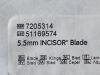 SMITH & NEPHEW Lot of 2 5.5mm Incisor Blade  7205314 Exp.2028-09  (V28) 5.5mm Incisor Blade