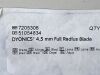 SMITH & NEPHEW 4.5mm Full Radius Blade  7205306  Exp.2027-08  (V28) 4.5mm Full Radius Blade