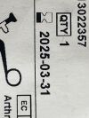 ARTHREX Suture Anchor BioComposite  AR-2323-BCC  Exp.2025-03  (R1) Suture Anchor BioComposite