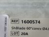 BIEN AIR Shaver Blade Double Serrated 1600574  Exp.2025-01  (R1) ShBlade 60*