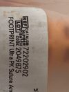 SMITH & NEPHEW Footprint Ultra PK 5.5mm Suture Anchor  72202902  Exp.2025-01  (R1) Footprint Ultra PK