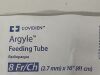 COVIDIEN Lot of 56 Argyle PVC Feeding Tube, Radiopaque 8F x 16"  460604  Exp.2026-07 to 2028-07  (B7) Argyle Feeding Tube
