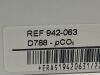 RADIOMETER MEDICAL Membrane box for E788 electrode  942-063 Exp.2008-05  (B7) Membrane box for E788 electrode