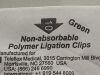 TELEFLEX 7 Cartridges (6clips/cartridge) Non-absorbable Polymer Ligation Clips  51114V Exp.2025-03  (B7) Non-absorbable Polymer Ligation Clips