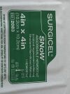ETHICON Lot of 2 Surgicel Snow  2083  Exp.2025-02  (A6) Surgicel SNoW