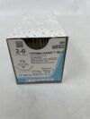 ETHICON 685G PERMA-HAND Silk Suture, Reverse Cutting, Non-Absorbable, FS 26mm 3/8 Circle, Black Braided 18" = 45cm, Size: 2-0
