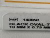 GYRUS ACMI BLACK OVAL TOP TORP DENSE HYDROXYLAPATITE CAP 10 MM  140858 Exp.2025-02  (N1) Black Oval Top Torp
