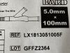 BARD Lutonix Drug Coated Balloon PTA Catheter 5mm x 100mm x 130cm LX1813051005F  Exp.2025-02  (K17) Lutonix 018