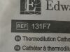 EDWARD LIFE SCIENCE Swan-Ganz TD Thermodilution Catheter 7F x 110cm  131F7 Exp.2025-07  (T13) Swan-Ganz