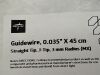 MEDLINE Guidewire  GW3545I Exp.2025-09  (T18) Guidewire
