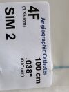CORDIS Tempo 4 Angiographic Catheter - BER II - 4Fr x 100cm x .038" (SIM 2)  451-431H0  Exp.2024-10  (Z9) Angiographic Catheter