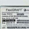 LIFENET HEALTH REF PCD12 FlexiGRAFT CANNULATED REVISION DOWEL, Size: D=12, L=27mm, EXP 2023/06