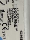 ETHICON Lot of 4 Prolene  8682 Exp.2028-11  (M52) Prolene