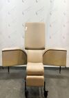 GENERIC GEN-Beige-Recliner-Chair BEIGE RECLINER CHAIR  SIDE TABLE ATTACHED