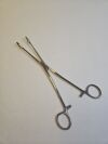 KONIG MDS1617025 Foerster Sponge Forceps, Straight, Loop Jaw, 3/4"
