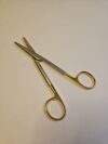 JARIT 103-220 Mayo Scissors, Blunt, Straight, Carbide Edge,  3/4"
