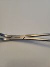 AESCULAP MB095R Fogarty Clamp, Angled Jaw, 86mm, 1/4"
