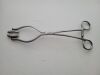 V. MUELLER GL3025 Buxton Uterine Clamp, Swivel Jaws, 3/4"