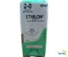 ETHICON 1674H Ethicon Ethilon Nylon Suture Black Monofilament 2-0 Box of 36 REF: 1674H Date: 2024-05-31