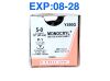 ETHICON Y490G Suture Monocryl Undyed Monofilament 18in Length, 5-0
