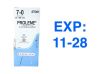 ETHICON 8704H Suture Prolene Blue Monofilament 24in Length, 7-0
