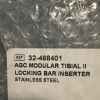ZIMMER 32-468401 AGC Modular Tibial II Locking Bar Inserter