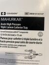 COVIDIEN 8888101001HP MAHURKAR Acute High Pressure Triple Lumen Catheter Tray (Box of 5) Exp 7-31-25)