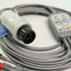 EDAN ec05das061 ecg cable 5 lead 6pin snap aha 3.4m reusable Monitor