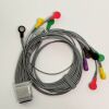 EDAN  el10nish01  12 lead snap iec reusable ECG cable Holter Recorder