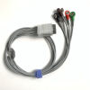 EDAN el05dasy1 Telemetry Transmitter  ECG cable 5 lead snap aha,reusable  Telemetry