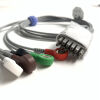 EDAN el05dasy1 Telemetry Transmitter  ECG cable 5 lead snap aha,reusable  Telemetry