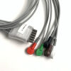 EDAN el05dasy1 Telemetry Transmitter  ECG cable 5 lead snap aha,reusable  Telemetry
