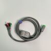 EDAN EC05DAS121 5-Lead，12 pin，Defib，snap，AHA，3.4m，reusable ECG cable Monitor
