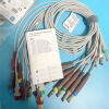 GE HEALTHCARE 2104724-005 ECG Leadwire Set, Gold-plated, Base 10, Banana, AHA ECG unit