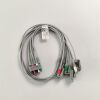 GE HEALTHCARE 414556-001 ecg leadwire replaceable set 5 lead grabber aha 74cm 29 in  ECG unit