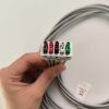 GE HEALTHCARE 414556-001 ecg leadwire replaceable set 5 lead grabber aha 74cm 29 in  ECG unit