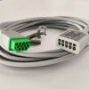 GE HEALTHCARE 2017003-001  ecg care cable 3 5 lead aha 3.6m 12ft ECG unit