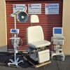 MIDMARK RITTER Medical Exam Chair Table Ritter Midmark Model 411 w New White Upholstery Exam Chair