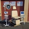 MIDMARK RITTER Medical Exam Chair Ritter Midmark Power Model 411 with New Cream Upholstery Exam Chair