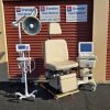 MIDMARK RITTER Medical Exam Chair Ritter Midmark Power Model 411 with New Cream Upholstery Exam Chair