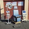 MIDMARK RITTER Medical Exam Chair Ritter Midmark Power Model 411 with New Cream Upholstery Exam Chair