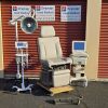 MIDMARK RITTER Medical Exam Chair Ritter Midmark Power Model 75 Evolution with New Graphite Upholstery Grey Base Exam Chair