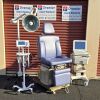 MIDMARK RITTER Exam Chair Table Ritter Midmark Model 75 Evolution Blue Berry Exam Chair