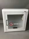 JL INDUSTRIES LIFEPAK AED Defibrillator Wall Cabinet