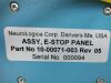 NEUROLOGICA 10-00071-003 10-00271-001 10-00082-001 Emergency Stop Panel CT Mobile