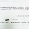 SMITH & NEPHEW REF 7205687 4.5mm ORBIT™ INCISOR Plus Blade , EXP 2022/03