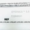 SMITH & NEPHEW REF 72200081 DYONICS ™ 5.5 mm INCISOR ™ Plus ELITE™ Blade ,EXP 2023/06