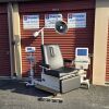 HILL LABS Exam Chair Table Hill HA90W w New Black Upholstery & Tan Base Exam Table